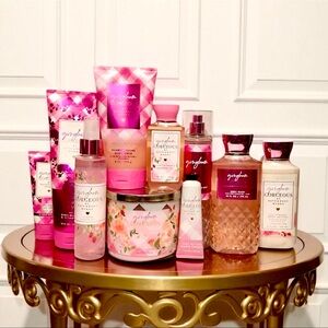 Bath & Body Works Gorgeous Pink Collection